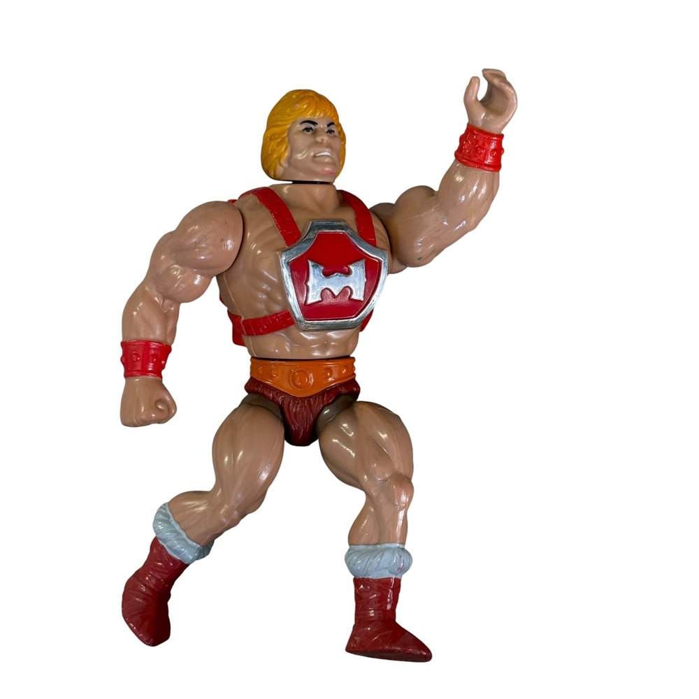 Vintage 1984 Mattel MOTU Thunder Punch He-Man Action Figure Taiwan 80s Toy